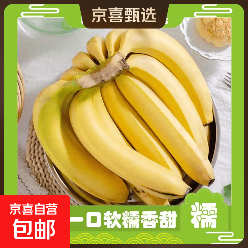 新鲜现摘广西高山大香蕉甜蕉当季新鲜水果应季现摘香蕉一整箱批发 高山香蕉 净重9斤