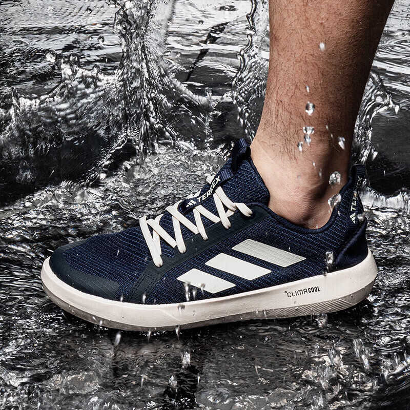 阿迪达斯（adidas）男鞋2026夏季新款TERREX户外运动鞋透气溯溪鞋休闲涉水鞋 JI3500 42