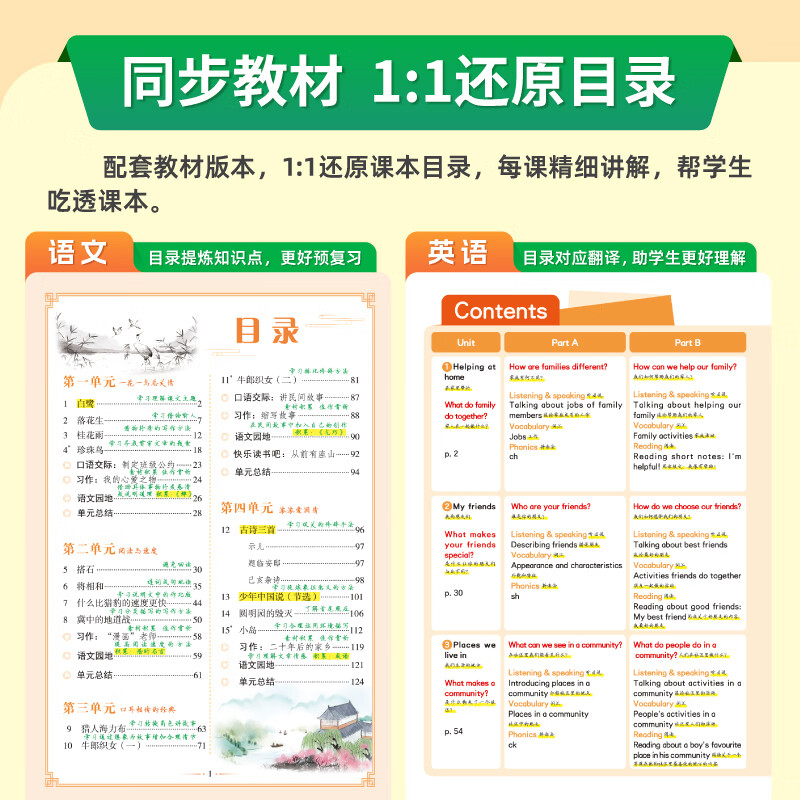 2026秋新荣恒黄冈随堂笔记一二三四五六年级上册官方正版26春上册人教版师青岛外研课堂笔记小学语文数学英语预习笔记升级版黄冈随堂笔记黄冈学霸笔记荣恒课堂笔记 【四年级上册】 英语(人教版PEP 三起点