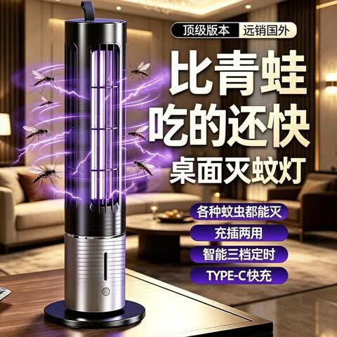 吞天蛙捕蚊机二氧化碳2026新款灭蚊灯室内室外全自动激光灭蚊炮 黑色光控感应充电款 【官方旗舰 京质保障】
