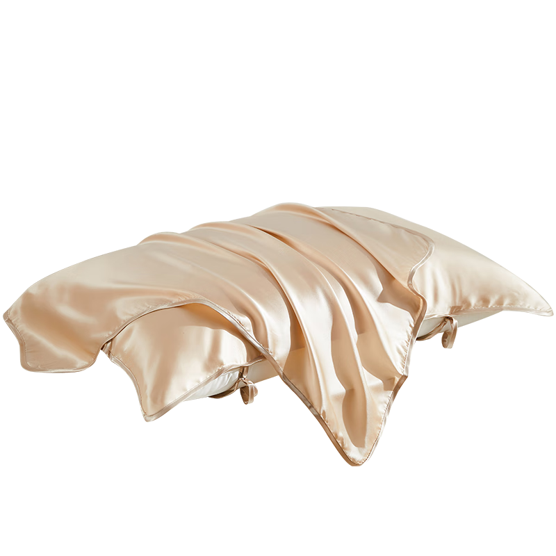 太湖雪 床品家纺 真丝枕巾 全桑蚕丝绸单面枕巾 单个装 满天星 48*74cm