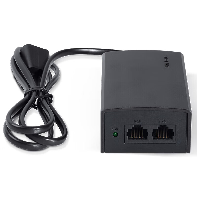 普联(TP-LINK)() 交换机POE供电模块电源48V供电器适配器无线AP大功率 TL-POE160S 百兆/15.4W/100米 原装正品未开封