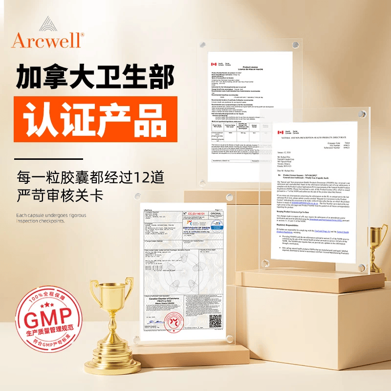 ARCWELL反式白藜芦醇胶囊250mg抗氧化护心脑美白亮肤淡斑抗衰加拿大进口  【养护心脑血管】反式白藜芦醇 60粒*1瓶