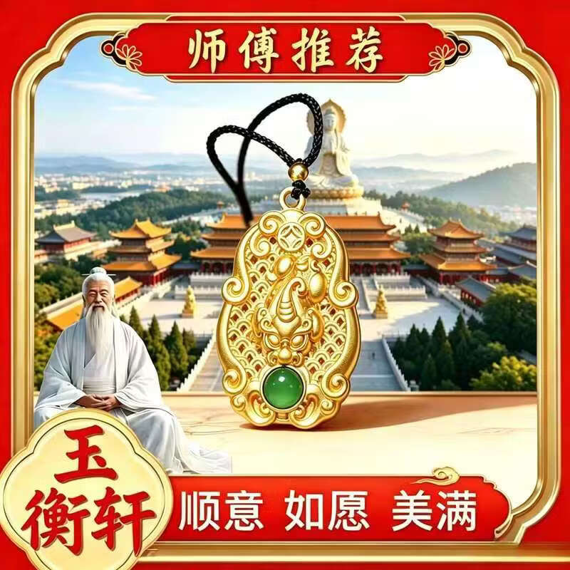 本命佛项链吊坠情侣转运珠挂件毛绒钥匙扣礼物