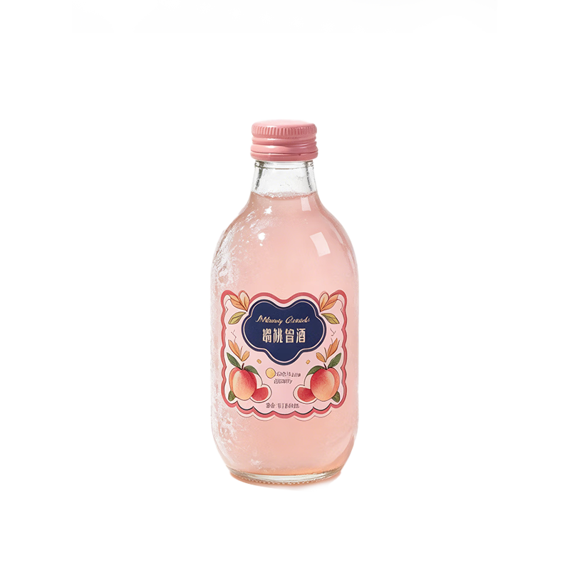 Chee Lyee水蜜桃味葡萄水果米酒低度280ml酿造微醺小甜梅酒女士晚安新酒