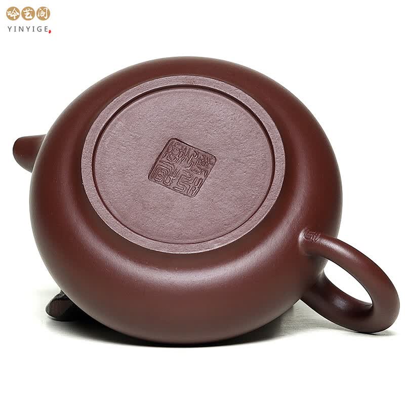 吟艺阁 宜兴紫砂壶套装传统纯手工功夫茶光素款高档整套茶具礼盒装 玉乳 单壶 180ml