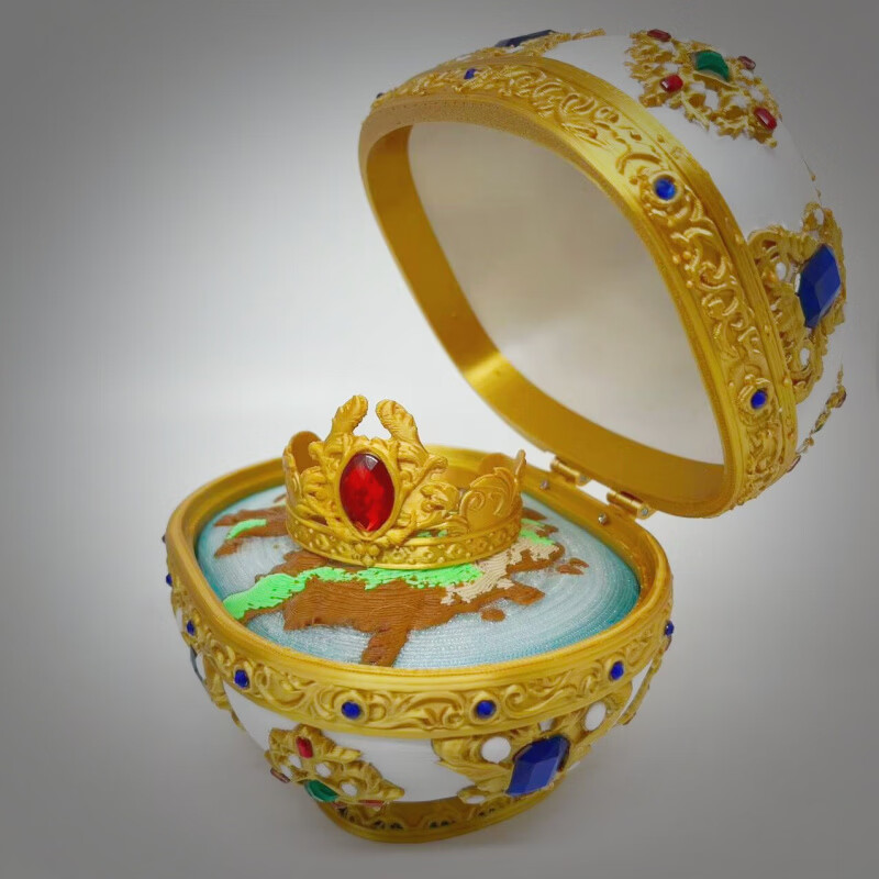 三角洲行动万金泪冠3d打印可开合游戏周边大红色模型收藏品 小号万金泪冠不可开盖