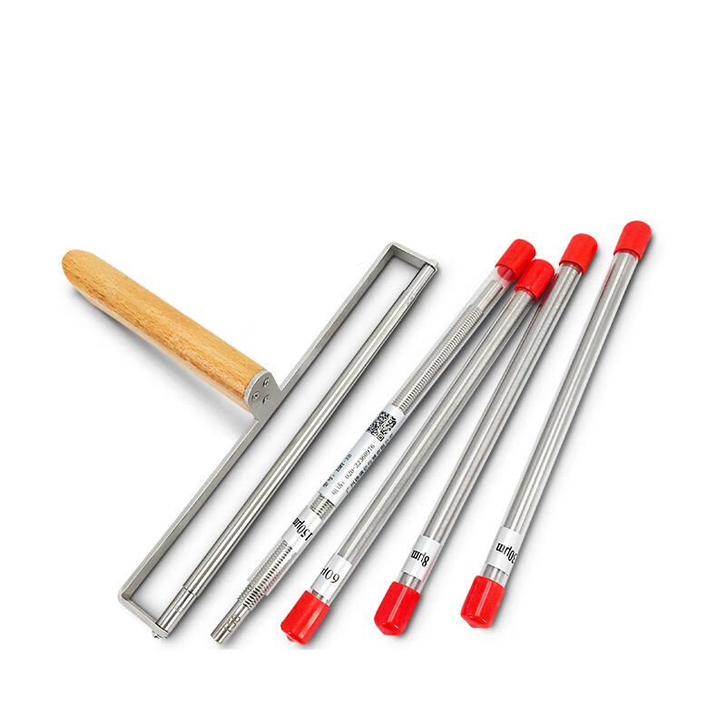 迈恻亦精密线棒涂布器油墨刮墨棒osp日式挤压涂膜器涂布棒加长定制