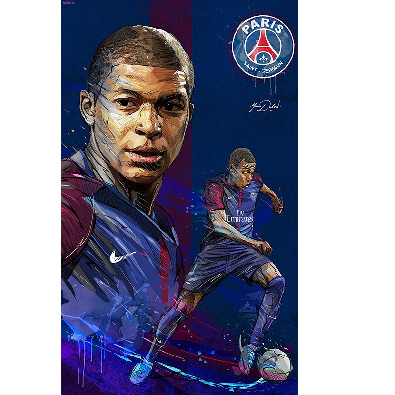 居梦坞 基利安·姆巴佩巴黎圣日尔曼球星世界杯冠军法国前锋足球明星