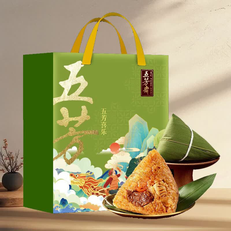 五芳斋粽子礼盒1120g 49元 - 86线报