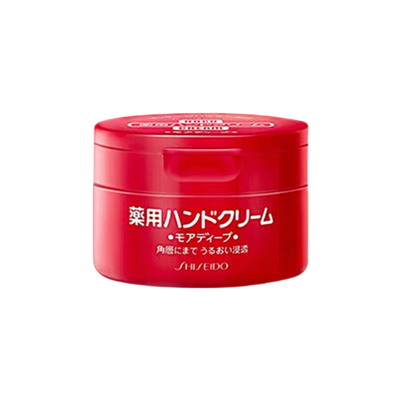 资生堂（Shiseido）日本原装尿素护手霜红罐秋冬保湿滋润美润 尿素红罐100g