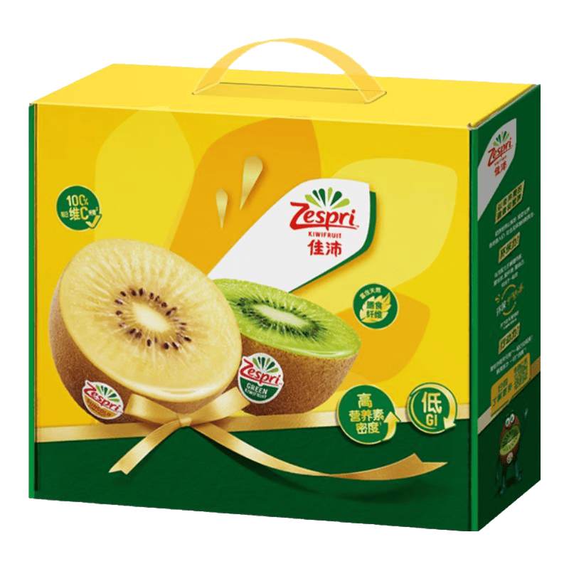 佳沛（zespri）新西兰 阳光金奇异果12粒特大果单果124-146g 猕猴桃水果礼盒