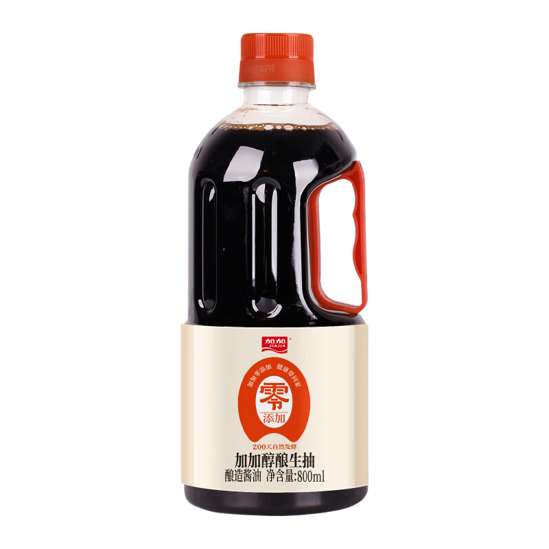加加酱油 200天醇酿特级生抽800ml 0添加防腐剂 非转基因大豆酿造酱油 【特级】醇酿生抽800ml