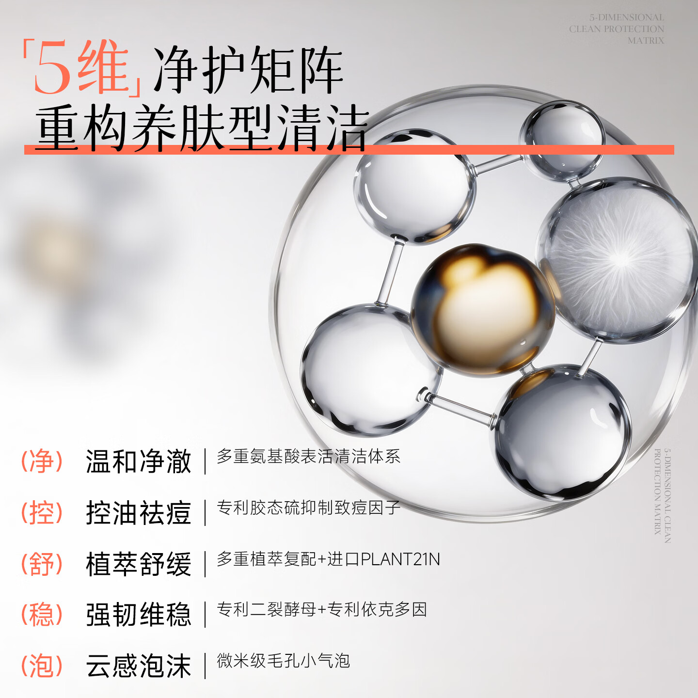 倾颜【明星同款】氨基酸净澈洁面慕斯硫磺洗面乳去黑头控油祛痘小气罐 氨基酸控油祛痘洁面慕200ml