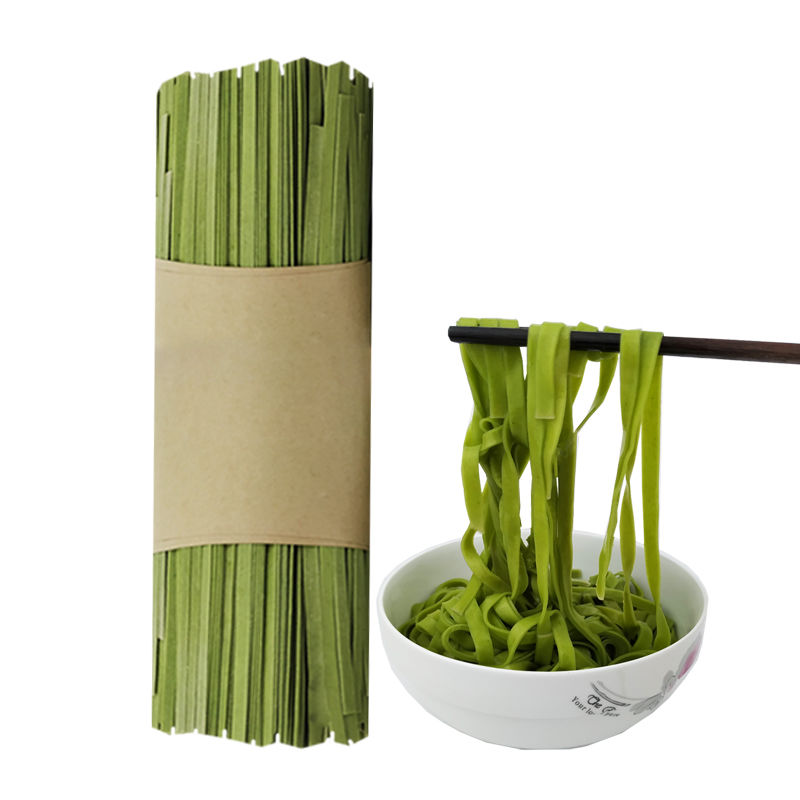 乐佳萱菠菜面条手工蔬菜面条碱水面条农家挂面 中刀2斤