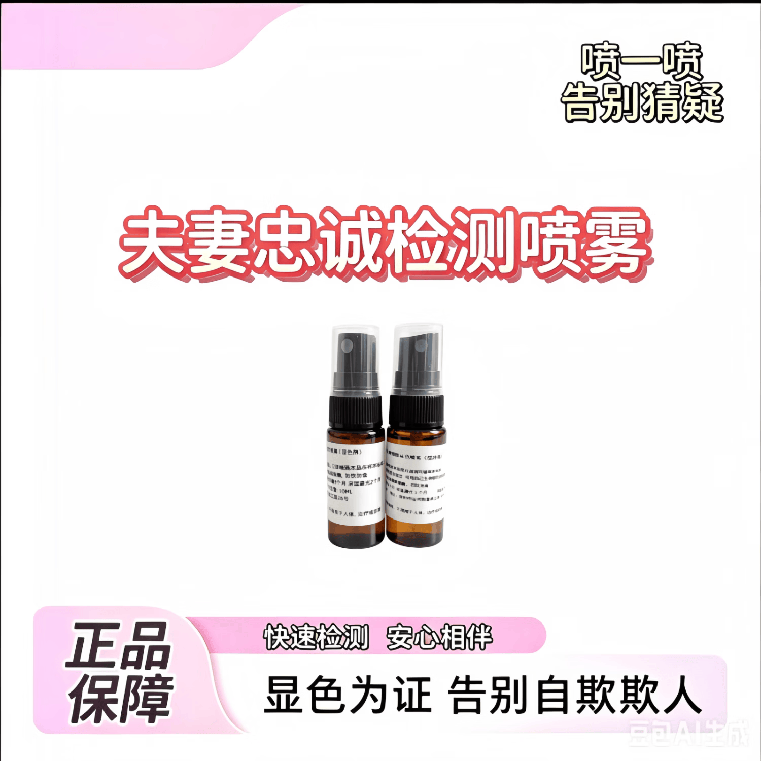 精班检测试剂外遇检测喷雾快速准确专用检测工具