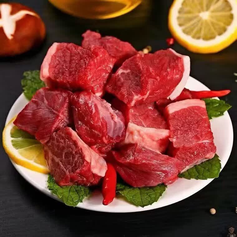 顺丰正宗新鲜鸵鸟肉不注水鸵鸟肉冷鲜散养生鲜去骨肉酒店食材批发 鸵鸟腿肉12斤
