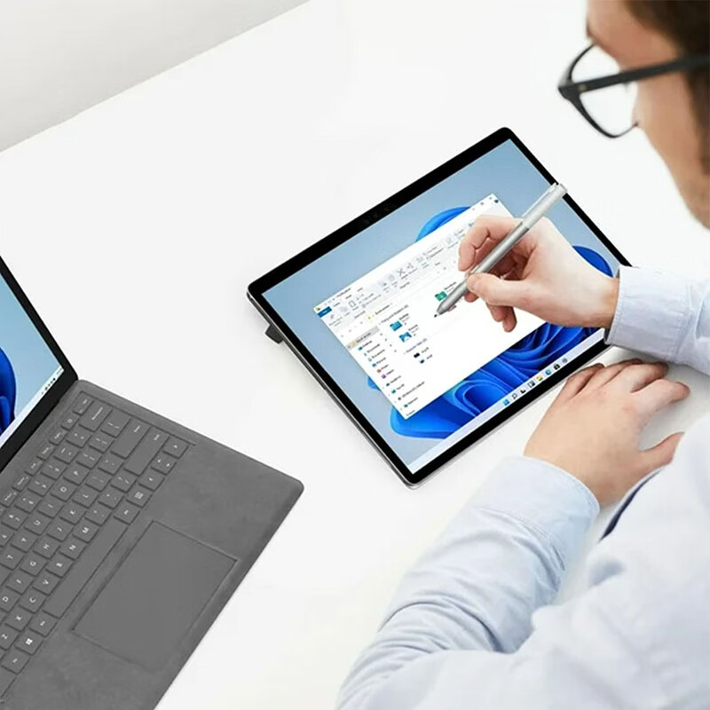 微软Microsoft surface pro3/4/5/6/7/8/9触控笔go通用手写笔 95新 微软Pro 8/9/X 原装超薄触控笔2代