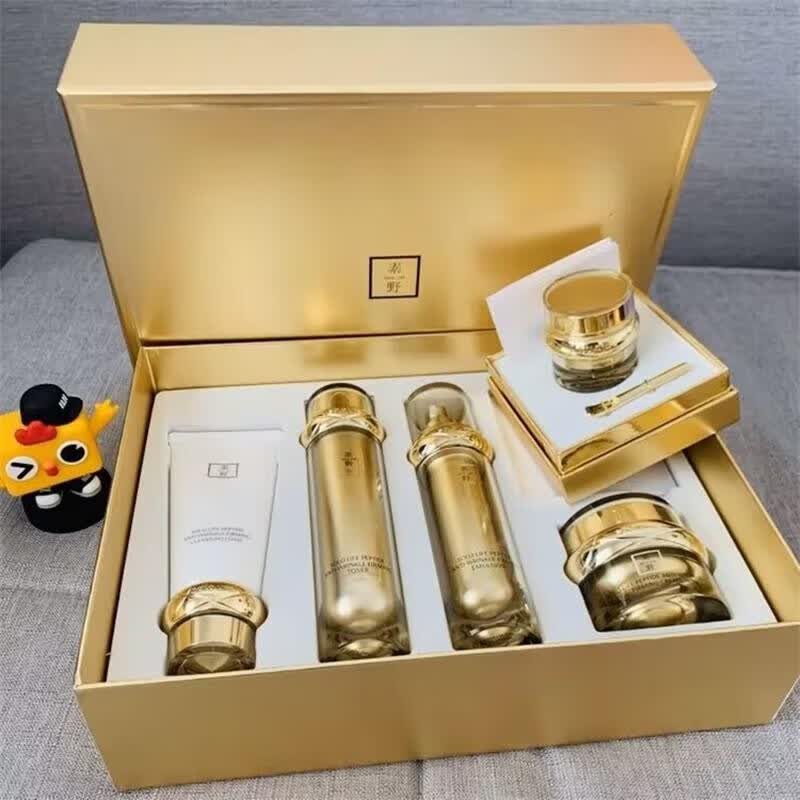 素野金多肽紧致赋活修护套装 修护 保湿滋养紧致套盒+眼霜 金多肽四件套+眼霜
