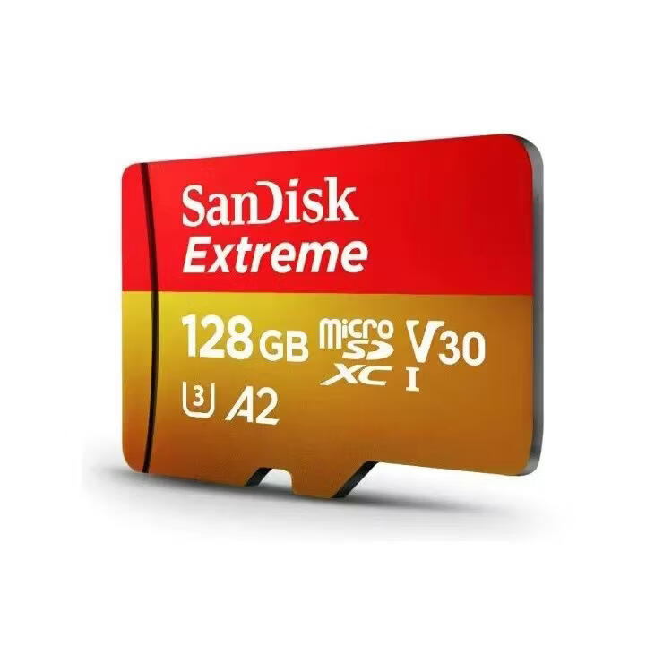 闪迪(SanDisk)正品TF红金内存卡64g128g高速无人机大疆运动相机pocket3影石 游戏卡U3金卡U3无人机运动相机首 1TB