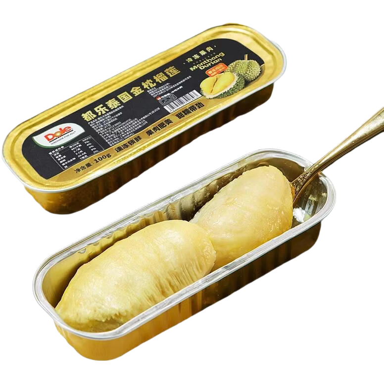 都乐Dole 泰国金枕冷冻榴莲肉 烤榴莲 无核冷冻榴莲肉 单盒100g*5盒装【活动专享】