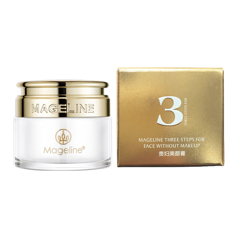 麦吉丽（Mageline）贵妇美颜膏神仙膏胎盘膏滋润珍珠膏素颜霜收缩毛孔提亮肤色面霜 小样贵妇膏5g