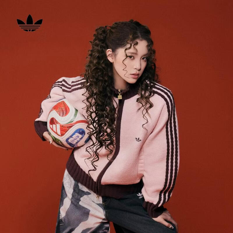 阿迪达斯（adidas）Original三叶草2026年女子W KNIT TT夹克 KV8867 S