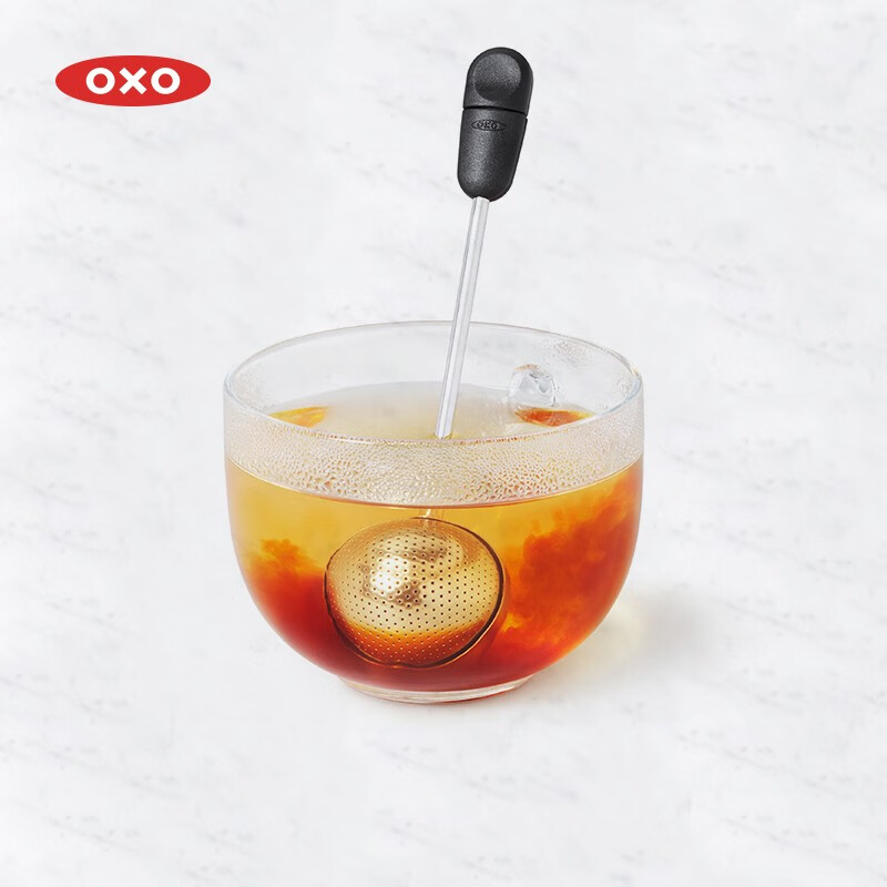 OXO不锈钢冲泡扭茶球长颈泡茶勺养生茶家用办公室茶具奥秀 泡茶勺