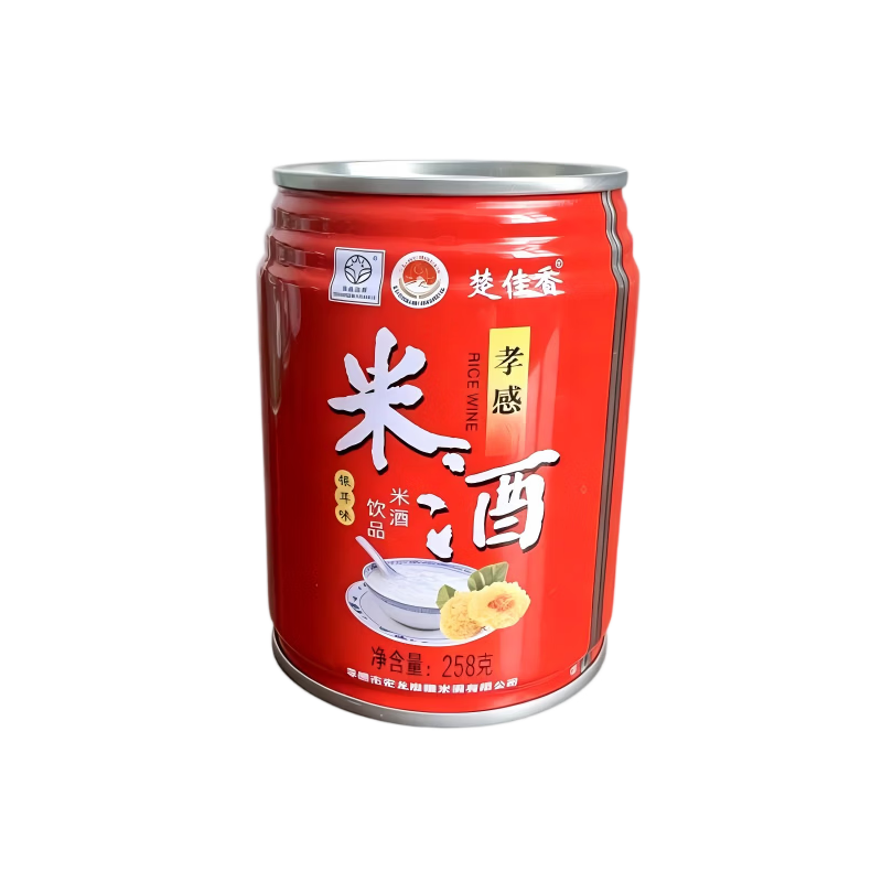 孝感米酒风味饮料醪糟米露易拉罐夏日冰镇解暑湖北特产 258g 1罐