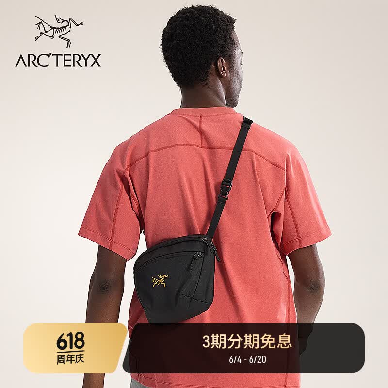 ARC'TERYX始祖鸟 MANTIS 2 WAIST PACK 便携 男女同款 腰包 24K BLACK/黑色 均码