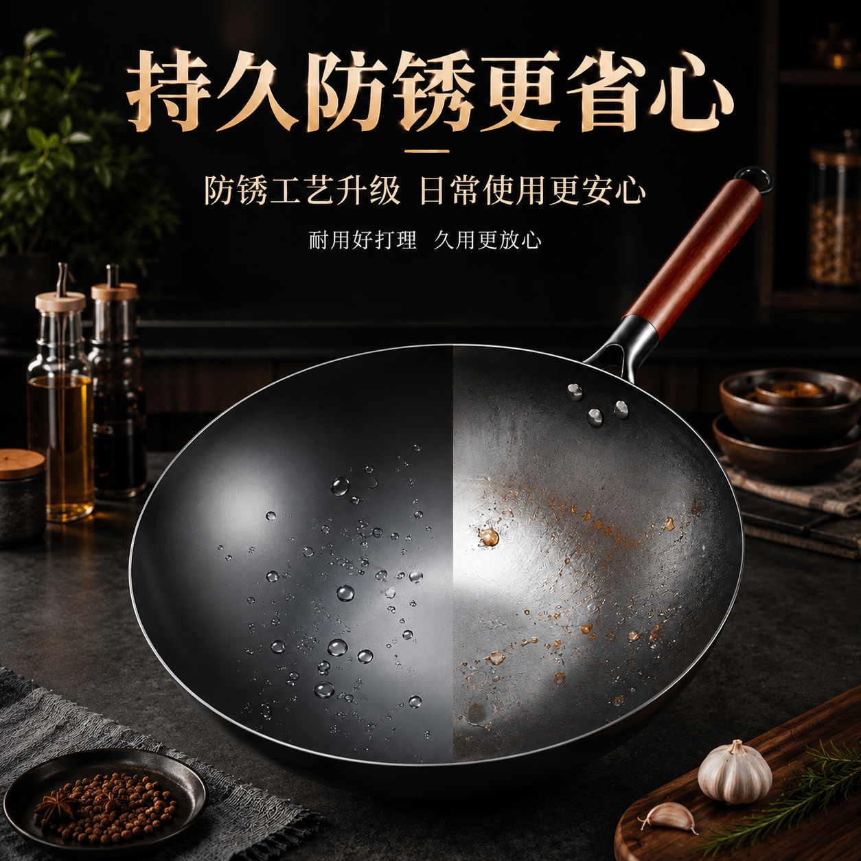 皓石章丘炒锅家用铁锅无涂层不粘锅已开锅传统老式精铁炒菜锅燃气灶用 【已开锅】 36cm 单锅 适合6-9人