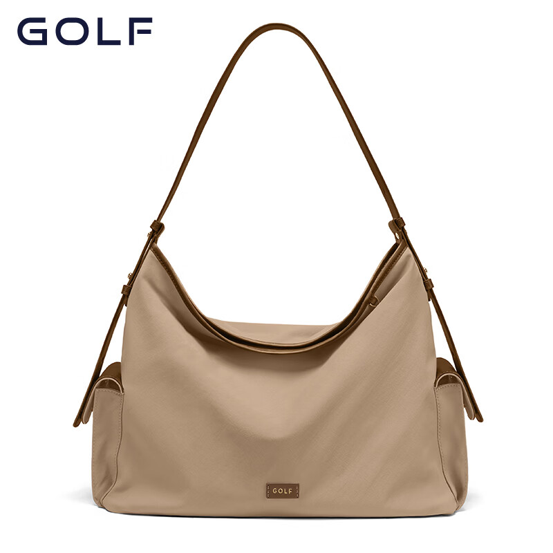 高尔夫(GOLF)时尚单肩包女士手提包斜挎包百搭手机包【Q】 款式5-香槟棕