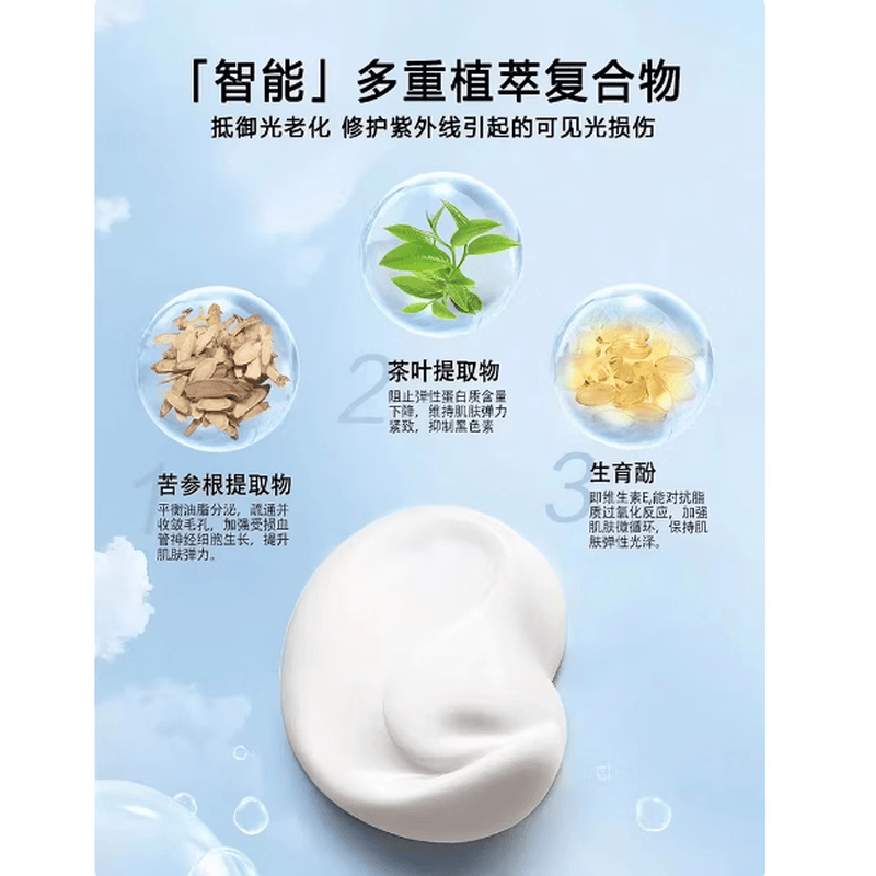 兰胖子(SHISEIDO)蓝胖子防晒霜 夏季清爽防水防汗防晒黑户外隔离 蓝胖子防晒50ml五瓶
