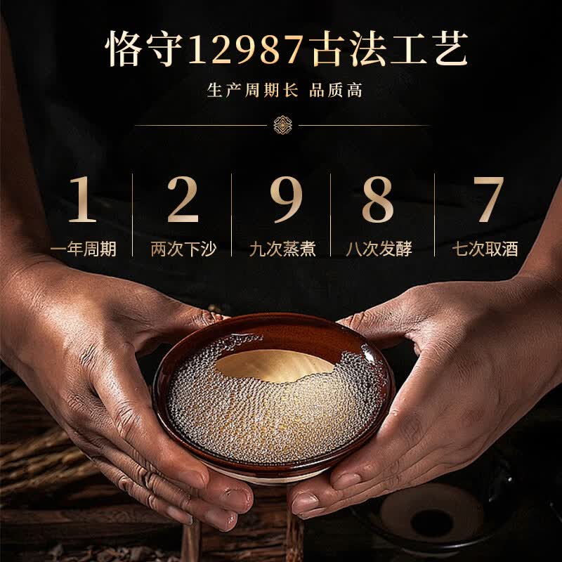 潭酒传承10 53度 大曲坤沙酱香型白酒纯粮食酒端午节送礼整箱 53度 500mL 6盒 原箱装