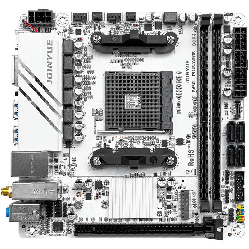 精粤 B450I PLUS ARGB ITX DDR4 图 4