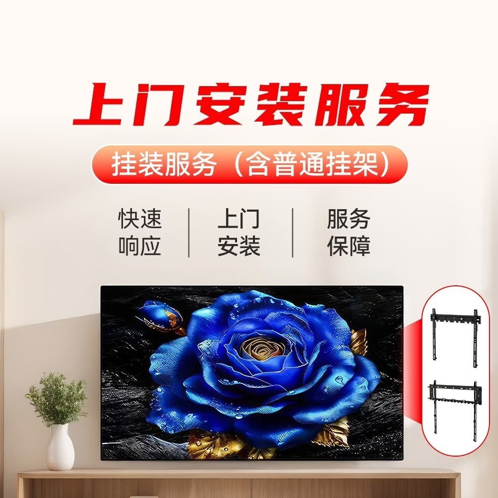 电视预付费安装服务53-55英寸（挂装含挂架）