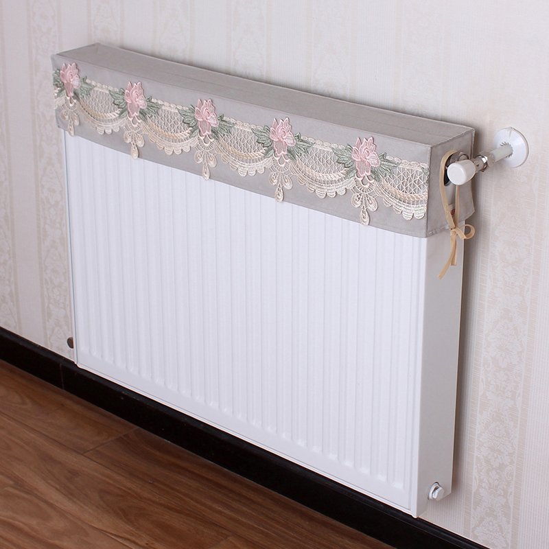 卡汐沐简约家用老式暖气片罩遮挡防熏墙暖气装饰罩布艺防尘暖气罩套 