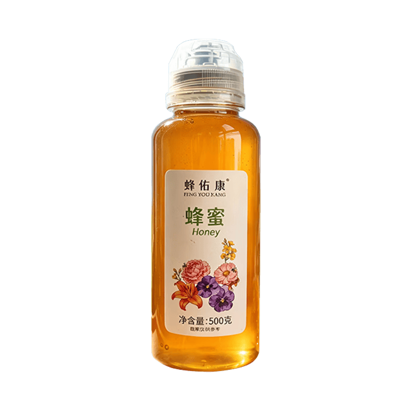 蜂佑康蜂蜜1000g百花蜂蜜1kg纯蜂蜜野生土蜂蜜搭早餐牛奶麦片 [实惠爆款】蜂蜜 500g*1瓶