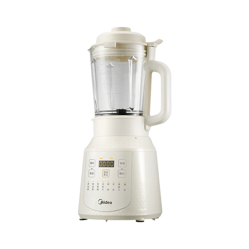 美的（Midea）家用破壁机小型1-2-3-4人用 豆浆机全自动免煮2025新款多功能轻音榨汁机可拆洗料理机破壁机流食机 【1.75升容量】8叶破壁刀