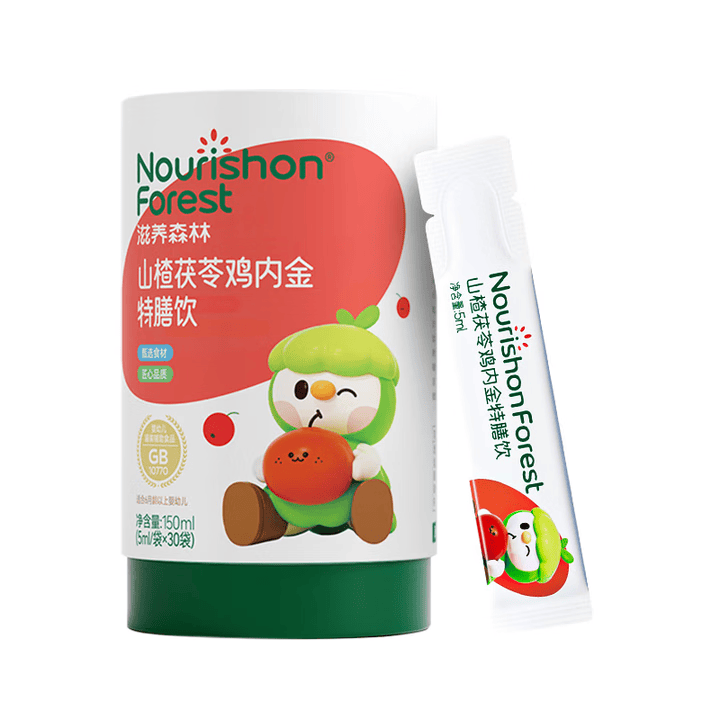 滋养森林(NOURISHON FOREST)山楂鸡内金特膳饮儿童口服液 调婴理消幼食宝宝 30条*1盒 山楂鸡内金特膳饮