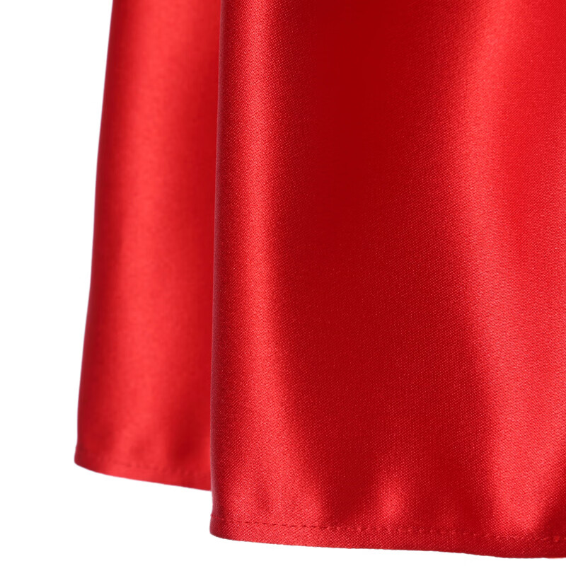 HANAKIMI麒美英国花童钢琴演出服定制红色新年礼服生日礼物女童公主裙 红色 110