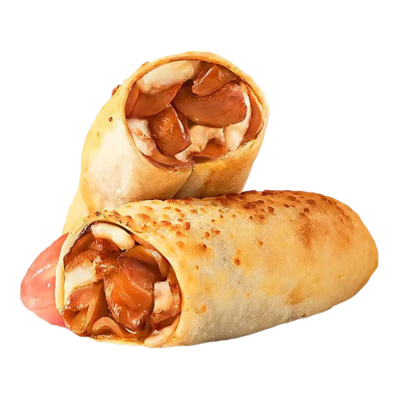 必胜客拉丝芝士卷饼 0反式脂肪酸  儿童早餐面点食品半成品 牛肉芝士卷*3+鸡肉芝士卷*3