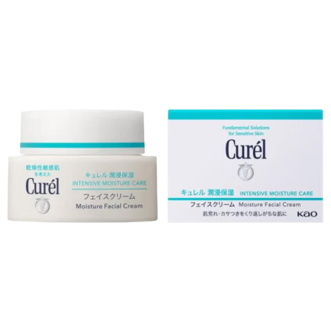 珂润（Curel）情人节 【屈臣氏】珂润润浸保湿护肤滋润乳霜面霜擦脸霜 保湿滋养乳霜 40g