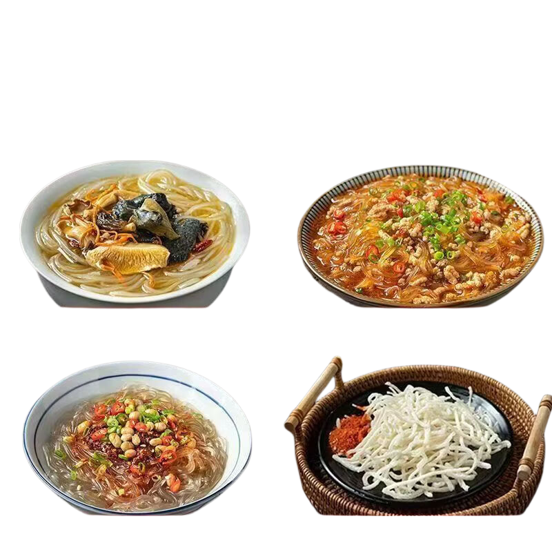 手工红薯圈圈粉条粉丝串串香商用酸辣粉速食麻辣烫火锅食材批发 红薯圆圈粉条250g
