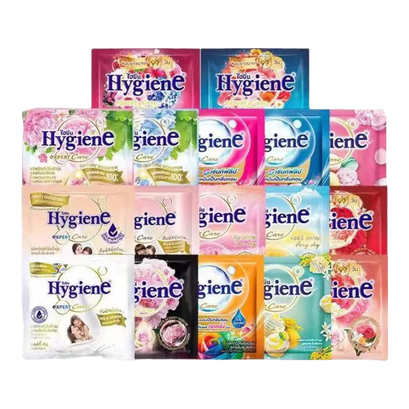 喜净hygiene泰国原装进口柔顺剂 洗护浓缩持久浸泡衣服留香去静电 20ml装随机香味共12包