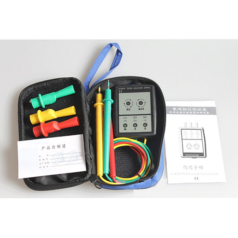 勇明相序表相位指示器三相交流电相位检测仪相序计