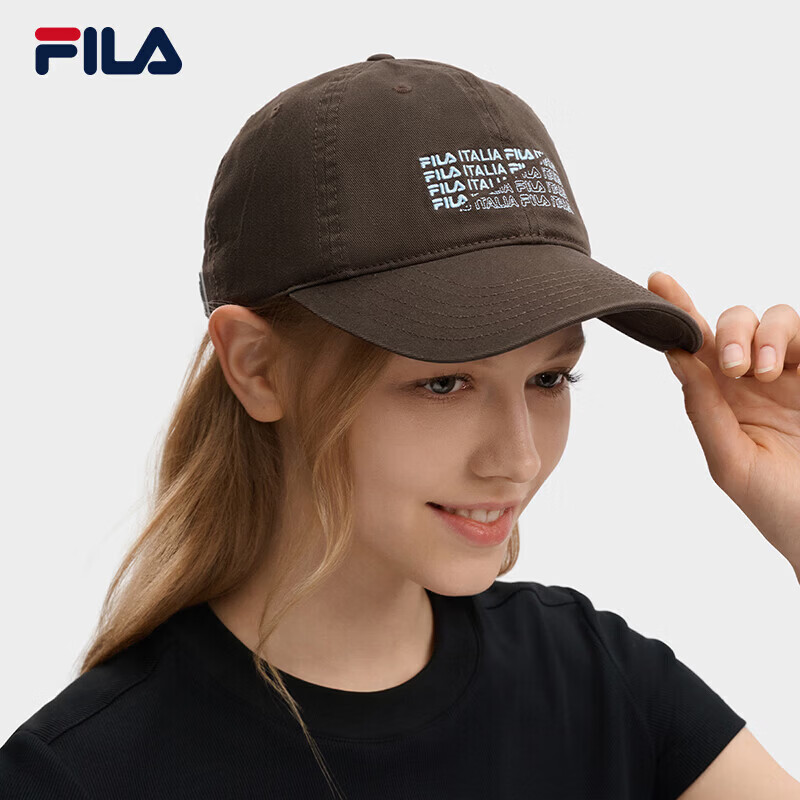FILA斐乐【小脸帽】软顶棒球帽女新款时尚休闲帽子运动帽遮阳帽鸭舌帽