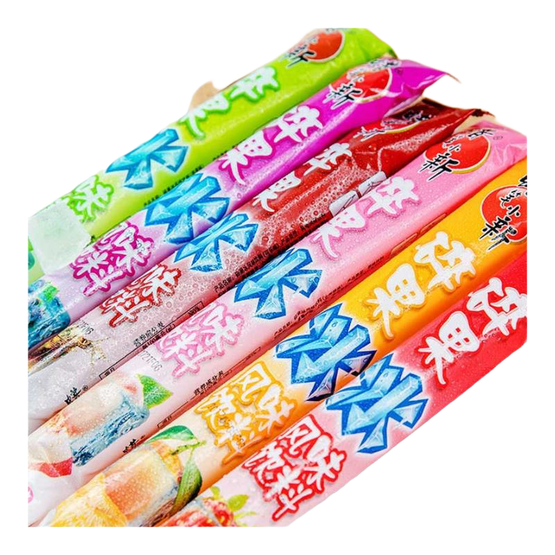 蜡笔小新45ml碎果冰果味饮料棒棒冰冷饮雪糕碎冰冰整箱小零食批发 混合口味45ml*50支