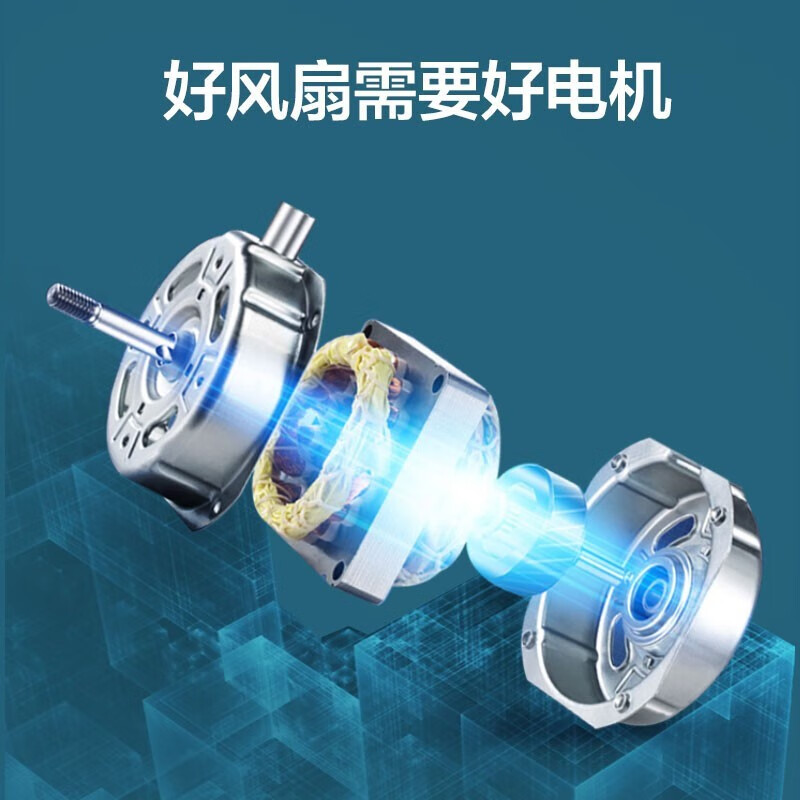 长城（CHANGCHENG）电风扇机械落地扇七叶台地两用风扇家用电扇大风量摇头扇风大音轻立式电扇 智能遥控款FS-30（4）P