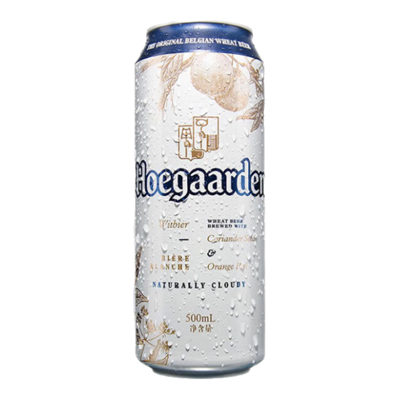 福佳白啤酒500ml*18听整箱装金奖小麦精酿百威集团京东自营